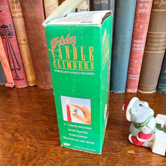 🎄3/$20‼️NIB Vintage Cat Candle Climber - Picture 8 of 12